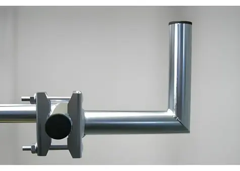 WFmetal Držák antény na balkón 20 cm / Držák antény / galvanický zinek / trubka 42 mm