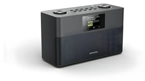Kenwood CR-ST80DAB černá / Rádio / DAB+ / BT / TFT displej / budík