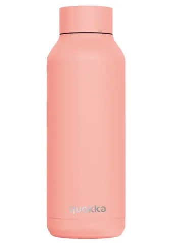 Quokka Solid broskvová / Nerezová termoláhev / 510 ml / dvouplášťová
