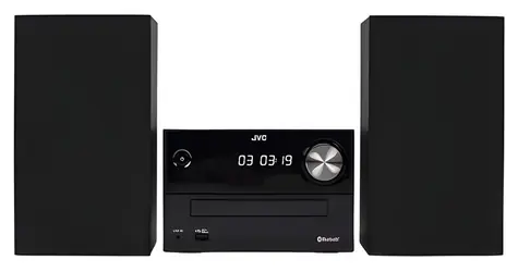 JVC UX-C25DAB černá / Mikrosystém / Bluetooth 4.2 / 14 W RMS / USB