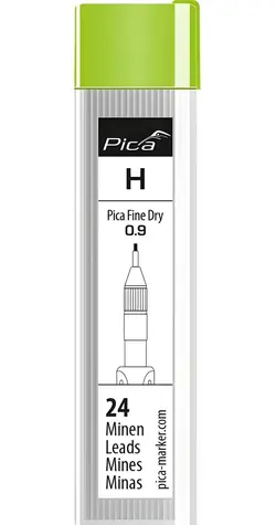 Pica-Marker Fine-Dry Refills H (7050) / Náhradní tuhy / Tvrdost H