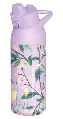 Quokka Tide all over botanic / Sportovní láhev / Nerezová / 700 ml / S pítkem