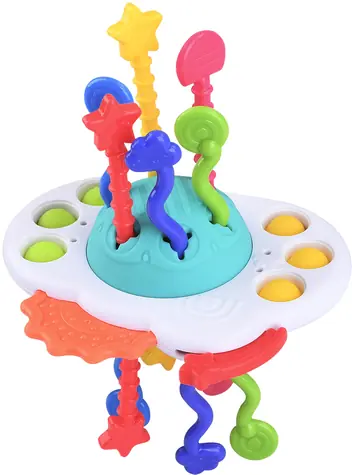 PLAYGO Vesmírná loď Pull & Pop / od 3 let / plast