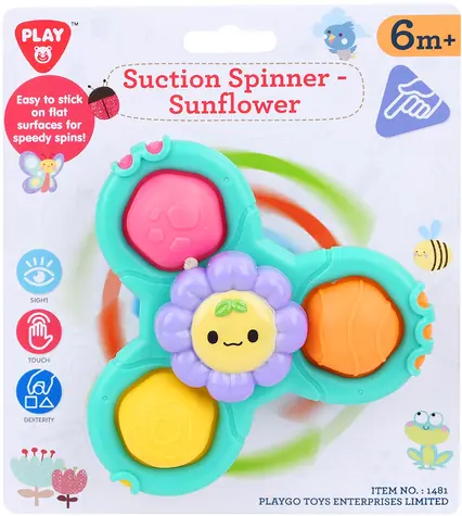 PLAYGO Přísavný spinner Slunečnice / Plast / od 3 let