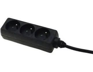 Hama Standard černá / Prodlužovací lišta / 3 zásuvky / 3 m / bez vypínače