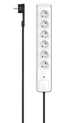 Hama Premium prodlužovací přívod 6 zásuvek / Prodlužovací přívod / přepěťová ochrana / vypínač / 3 m