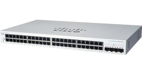 Cisco CBS220-48FP-4X-EU / Switch / 48x RJ-45 1000 / 4x SFP+ 10GbE / PoE+ / Smart