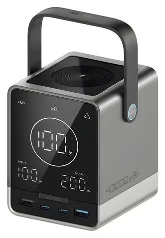 Cuktech Powerbanka 40000 mAh černá / Powerbanka / 300 W / 2x USB-C / 2x USB-A