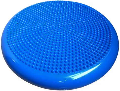 ACRA Balanční masážní polštářek modrý / Balanční podložka / Nosnost 120 kg / O 33 cm