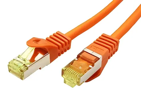 Goobay Patch kabel SFTP Cat7 10 m oranžová / Patch kabel / RJ-45 / LSZH