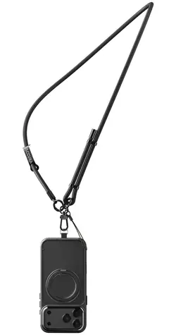Accura Šňůrka na telefon 150 cm černá / Šňůrka na telefon / Univerzální