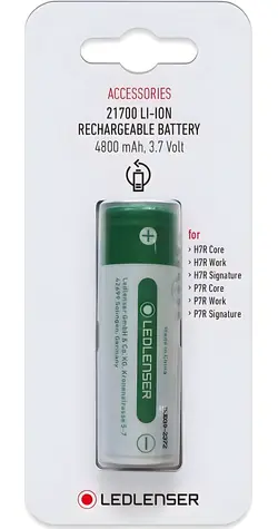 Ledlenser Nabíjecí akumulátor 21700 / Li-Ion / 4800 mAh