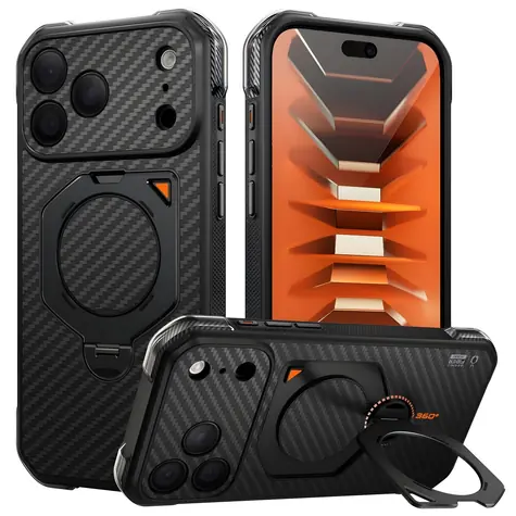 Supcase UB Aero MagSafe Aramid černá / Kryt / Apple iPhone 18 Pro Max/17 Pro Max