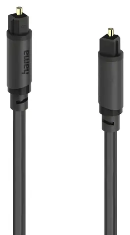 Hama optický audio kabel ODT Toslink 0,75 m / Audio kabel / Toslink-Toslink / černá