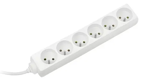 Konnoc DX-6F / Prodlužovací kabel / 6x zásuvka / 2 m