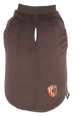 PCH Miloo bronzová / Svetr pro psy / velikost XS / obvod krku 20-25 cm / obvod hrudníku 30-34 cm