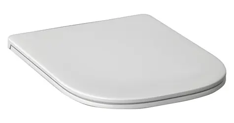 Jika Slim bílá / WC sedátko / Duroplast / Nerezové závěsy