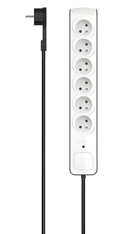 Hama Premium / Prodlužovací přívod / 6 zásuvek / přepěťová ochrana / 1,5 m / vypínač