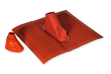 TechniSat SET hliníková střešní taška a průchodka červená