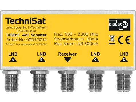 TechniSat DISEqC přepínač 4/1 Outdoor