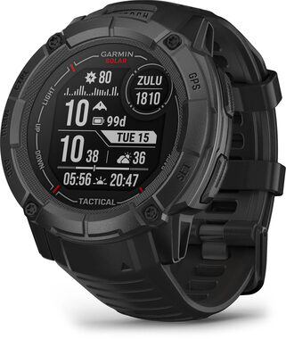 Garmin Instinct 2X Solar (Tactical Edition) 50mm černá / chytré hodinky / GPS / BT / 10 ATM / solární dobíjení
