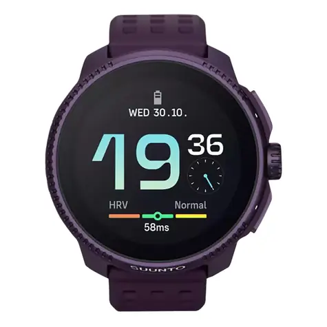 Suunto Race Titanium fialová / Chytré hodinky / 1.43" AMOLED / 466 x 466 / Bluetooth / voděodolné  