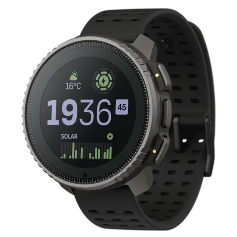 Suunto Vertical Solar Titanium černá / Chytré hodinky / 1.4" LED / 280 x 280 / Bluetooth / voděodolné