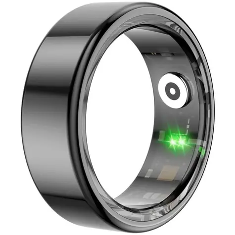 CARNEO Smart Ring (vel. 10) černá / Chytrý prsten / BT 5.0 / IP68