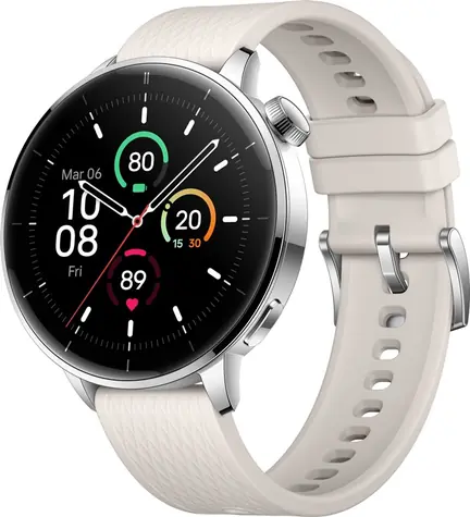 OnePlus Watch 3 (43 mm) Silver Steel / Chytré hodinky / 1.32" / AMOLED / 5ATM / Android