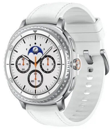 SAMSUNG Galaxy Watch 8 Classic (46 mm) BT bílá / Chytré hodinky / AMOLED / Wi-Fi / Bluetooth / GPS / Wear OS