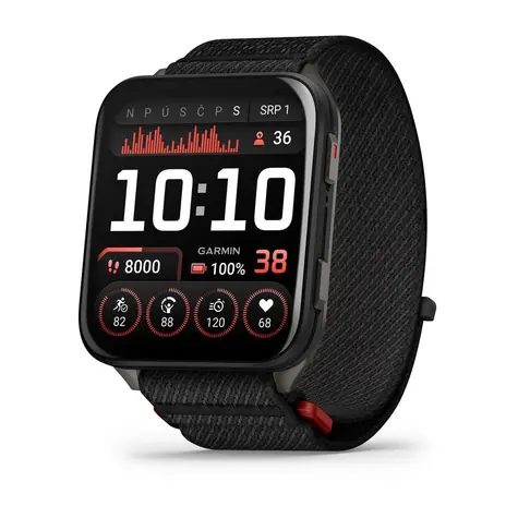 Garmin Venu X1 černá / Chytré hodinky / 2" / BT / ANT+ / Wi-Fi / 5 ATM