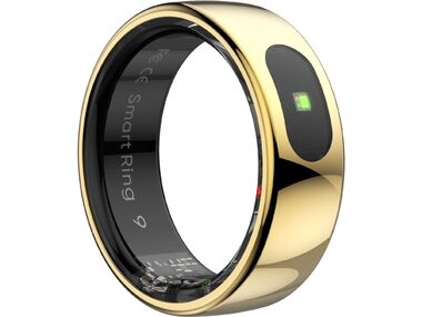 Powerton Smart RING PRO vel. 7 zlatá / Chytrý prsten / Bluetooth 5.2 / 15 mAh / IP68