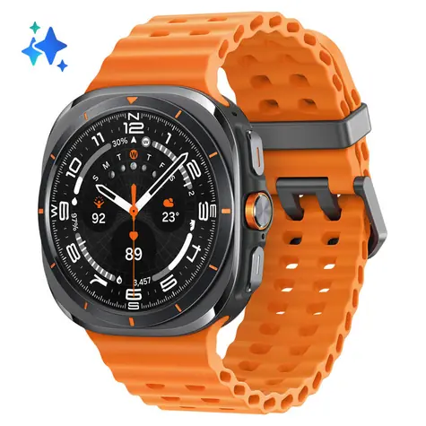 SAMSUNG Galaxy Watch Ultra (2025) 47mm šedá / Chytré hodinky / AMOLED / Wi-Fi + LTE / BT / GPS / Wear OS