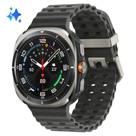 SAMSUNG Galaxy Watch Ultra (2025) 47mm stříbrná / Chytré hodinky / AMOLED / Wi-Fi + LTE / BT / GPS / Wear OS