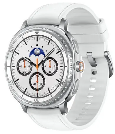 SAMSUNG Galaxy Watch 8 Classic (46 mm) LTE bílá / Chytré hodinky / AMOLED / Wi-Fi / Bluetooth / GPS / Wear OS