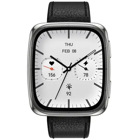 Amazfit Active 2 Square černá / chytré hodinky / 1.75" AMOLED / 5ATM / BT 5.2 / NFC / GPS