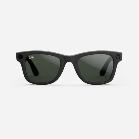Meta Ray-Ban Gen1 Wayfarer - Matte Black/Clear to Graphite Green Transitions