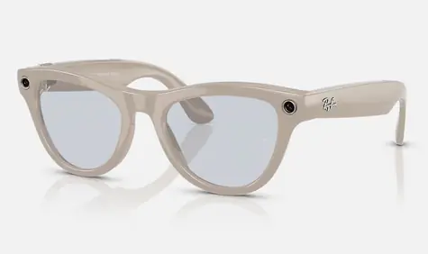 Meta Ray-Ban Gen1 Skyler Shiny Chalky Grey/Transitions
