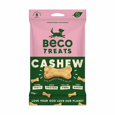 BeCoThings Beco Treats Odměna pro psy Cashew 70g