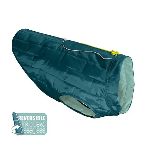 Kurgo Loft Nepromokavá bunda pro psy Ink Blue/Seaglass velikost - L