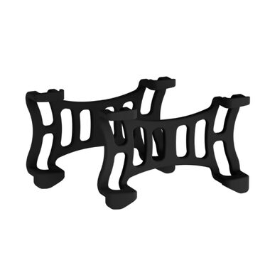 Tractive TRDOG6CBK2 Gumové upevňovací spony pro Tractive DOG 6 (2ks) černá 