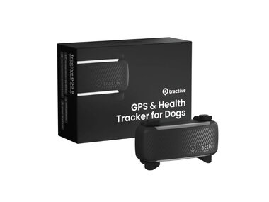 Tractive DOG 6 GPS lokátor pro psy a monitor zdraví černá