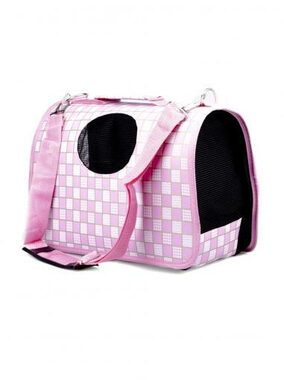 animALL Taška Pink squares L 50x22x30 cm
