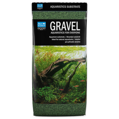 Aqua Excellent Písek olivově zelená 1.6-2.2mm 1kg