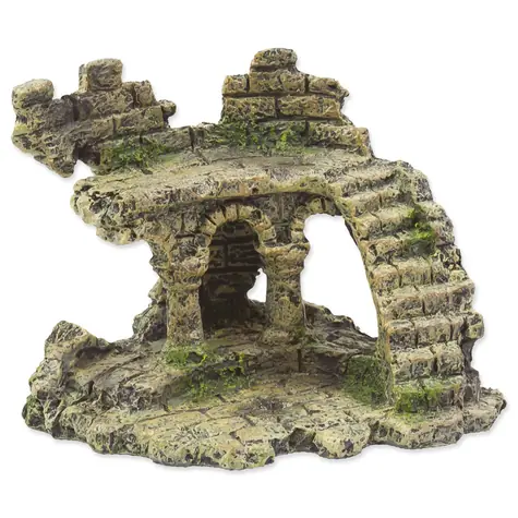 Aqua Excellent Dekorace Zřícenina hradu 13 x 9.7 x 9.5cm