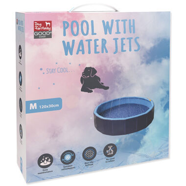 Dog Fantasy Bazének s vodními tryskami 120x30 cm