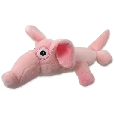 Dog Fantasy Hračka - Silent Squeak slon růžová 26 cm