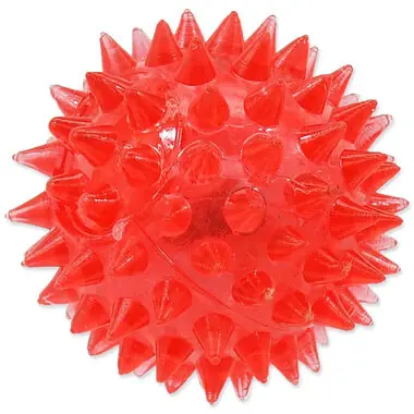 Dog Fantasy Hračka - míček LED růžová 5 cm