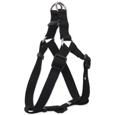 Dog Fantasy Postroj Classic M černá 2x53-77 cm