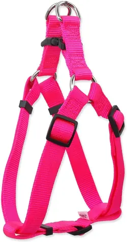 Dog Fantasy Postroj Classic M růžová 2x53-77 cm